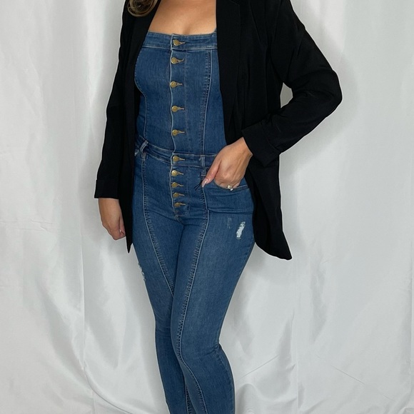 Jean tight jumpsuit - Picture 7 of 7